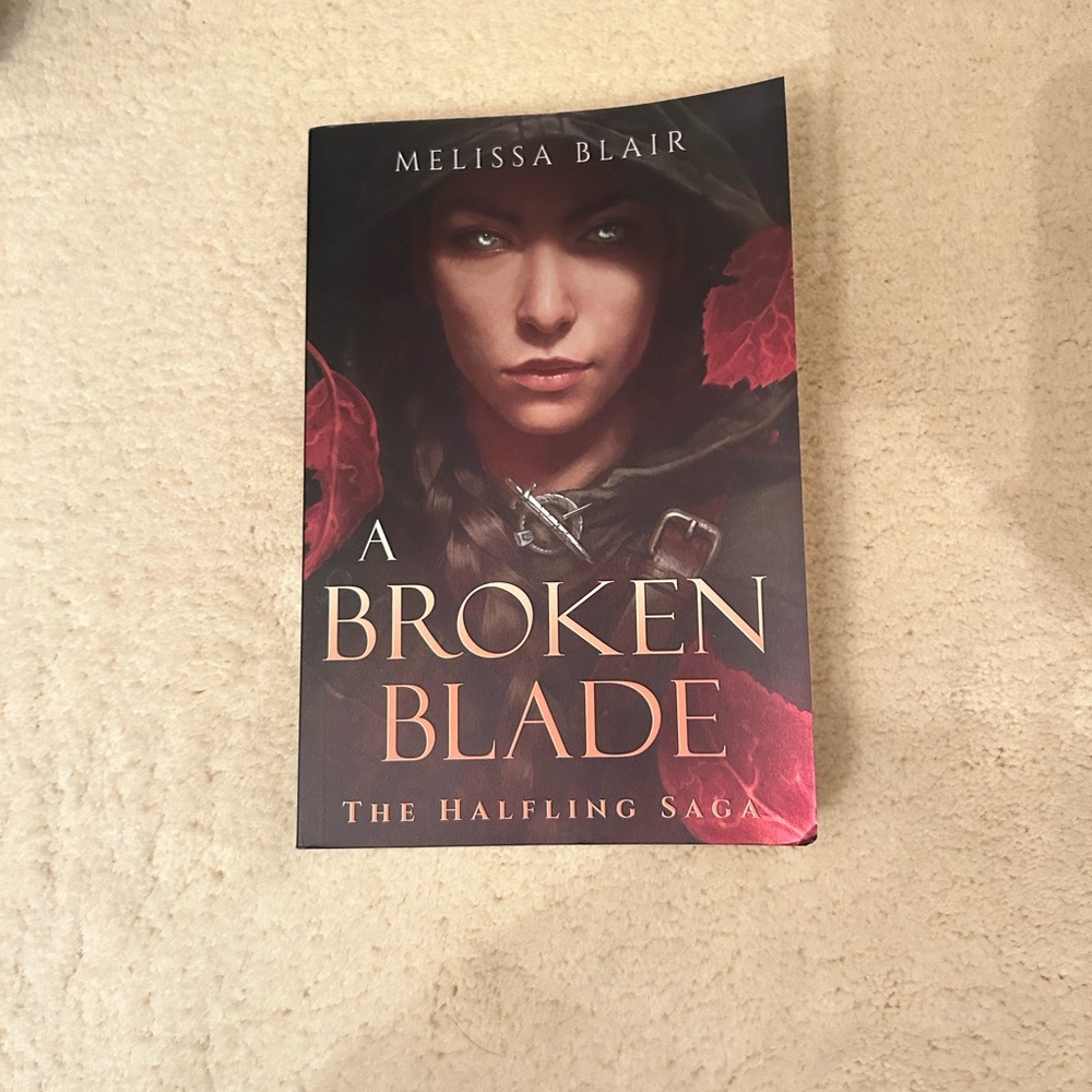 Melissa - A Broken Blade with Red and Black Cover